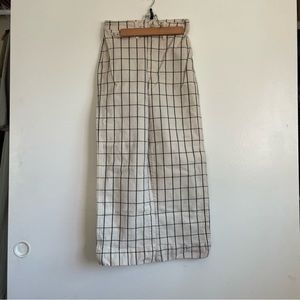 Madewell High Rise Emmet Windowpane Jeans